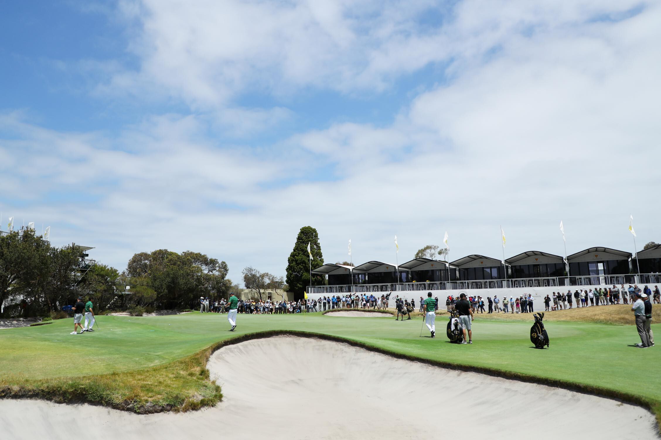 <i>Warren Little/Getty Images AsiaPac/Getty Images</i><br/>A general view of the Royal Melbourne Golf Course ahead of the 2019 Presidents Cup.