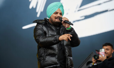 Sidhu Moose Wala performs at the Wireless Festival 2021 at Crystal Palace in London. The rapper was shot by unidentified assailants near his home in the Mansa district of India's Punjab state on Sunday.