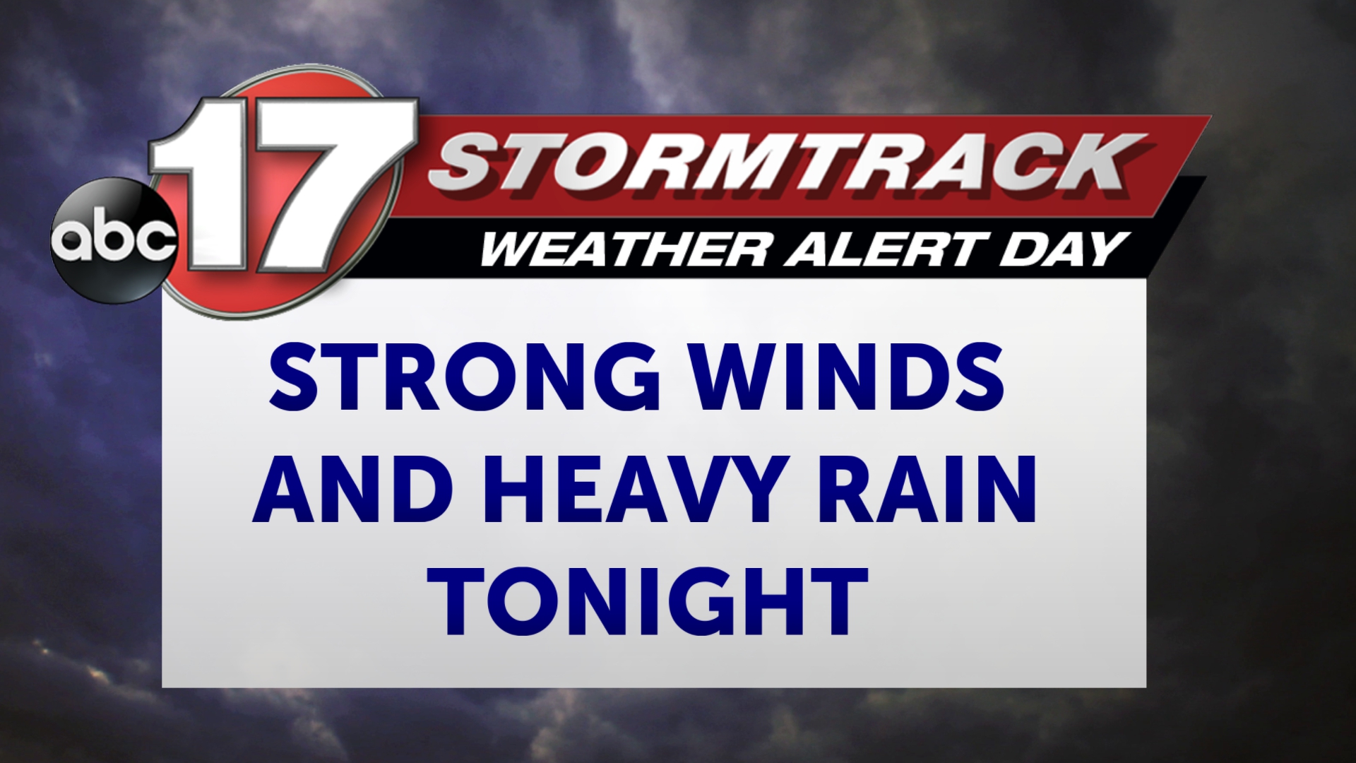 Tracking strong storms with wind and heavy rain tonight - ABC17NEWS