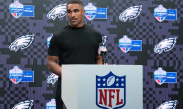 Jalen Hurts played in a game earlier this month against the Jacksonville Jaguars after being diagnosed with a blood clot in his leg. He's now out for the season after the clot moved to his lungs.