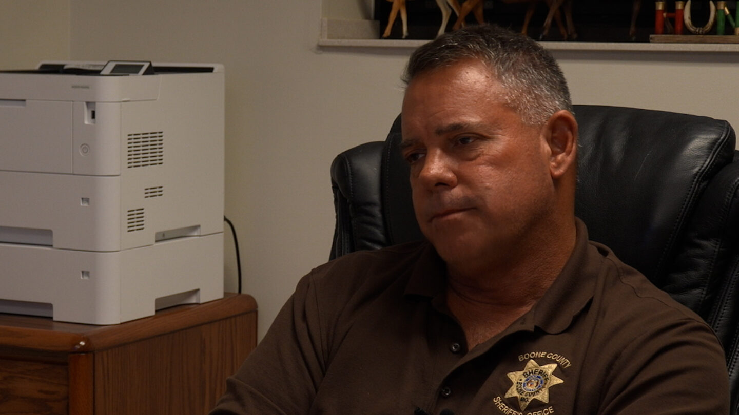 Boone County Sheriff Dwayne Carey says he's against an amendment to the Missouri Constitution that would allow only the attorney general to start the removal process for county sheriffs. Photo taken Oct. 13, 2026. 