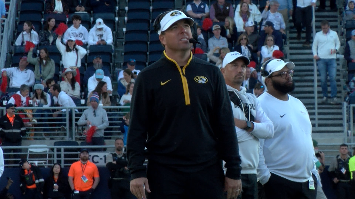 Mizzou football coach Eli Drinkwitz