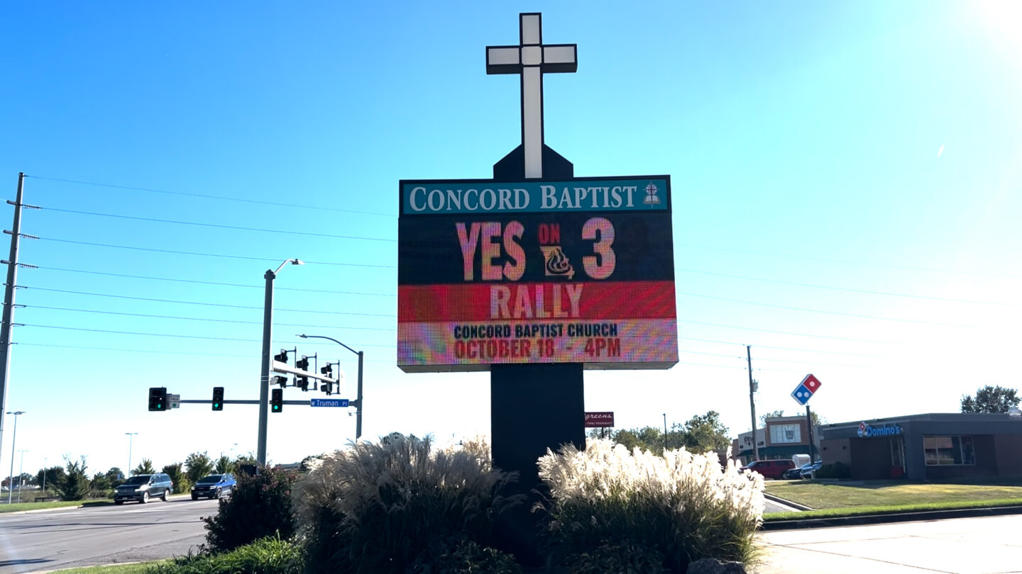 Her Health, Her Future hosted its “Say Yes on 3” rally at Concord Baptist Church in Jefferson City on Sunday. 